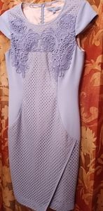 Antonio Melani Light Blue Cut Out Dress Size 4